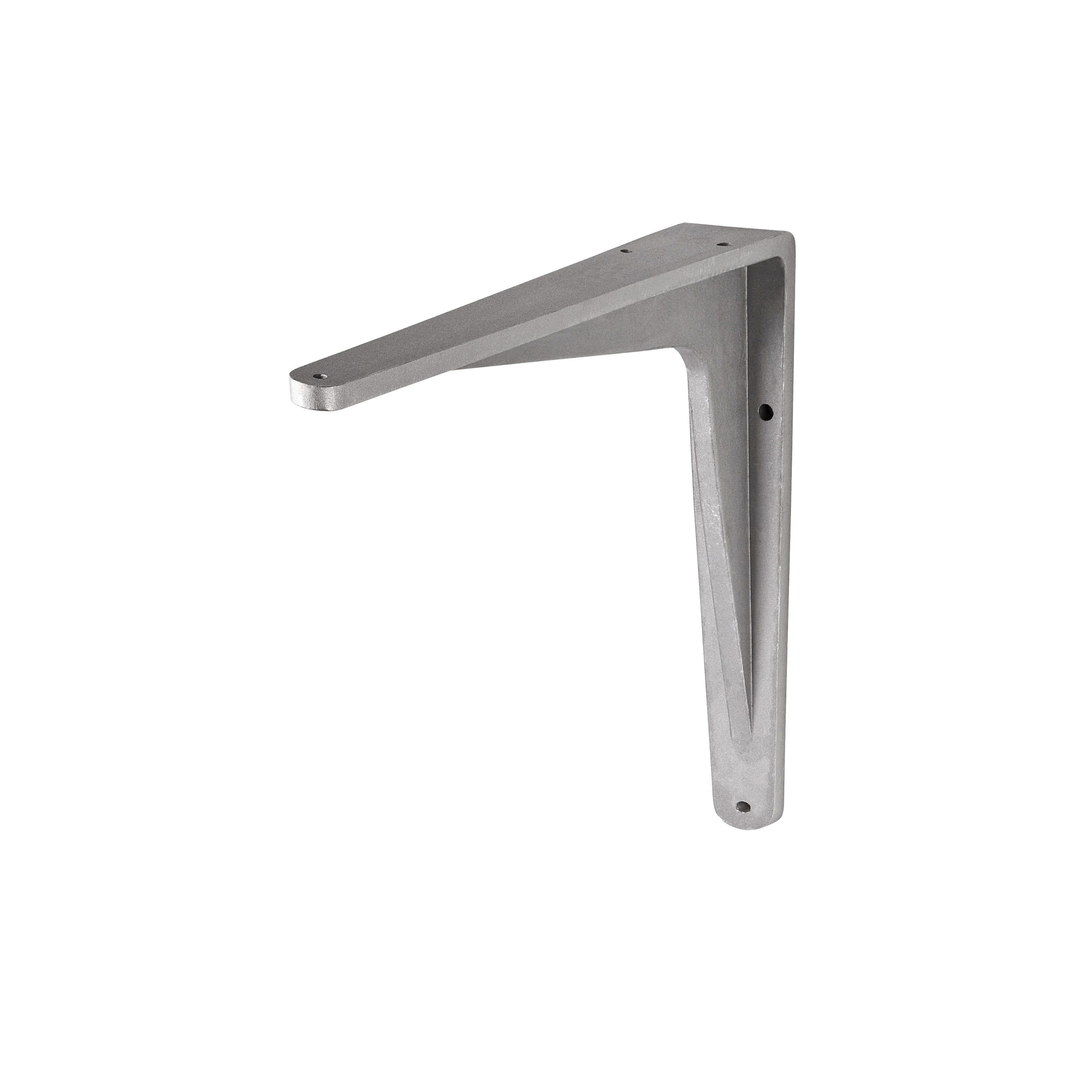 Heavy Duty HERAKLES Shelf Bracket - 6 Inch Steel L Brackets for Floating Shelves, Wall Mounted Shelving (Set of 4) - Perfect for Home Storage, Garage Organization & DIY Bookshelf Projects