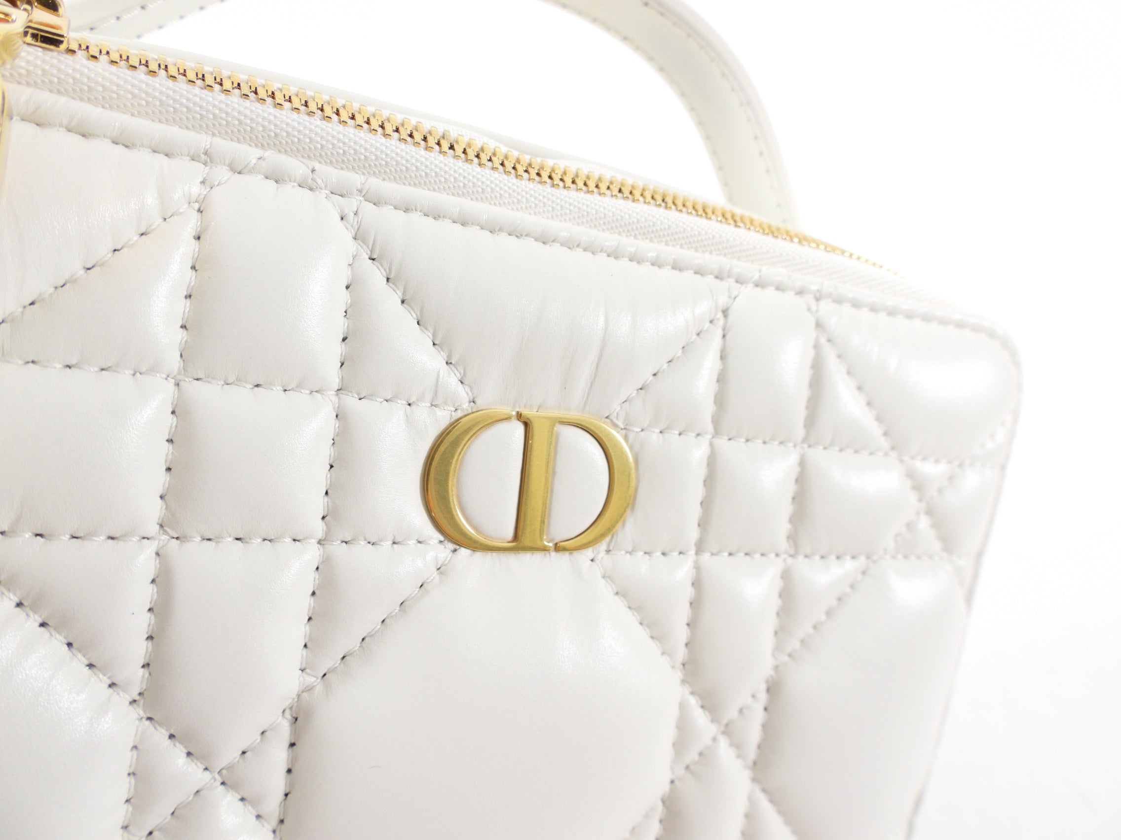 Christian Dior Caro Box Card Pouch Bag with Chain Strap - Luxury Designer Wallet on Chain for Women | Perfect for Parties, Date Nights & Special Occasions