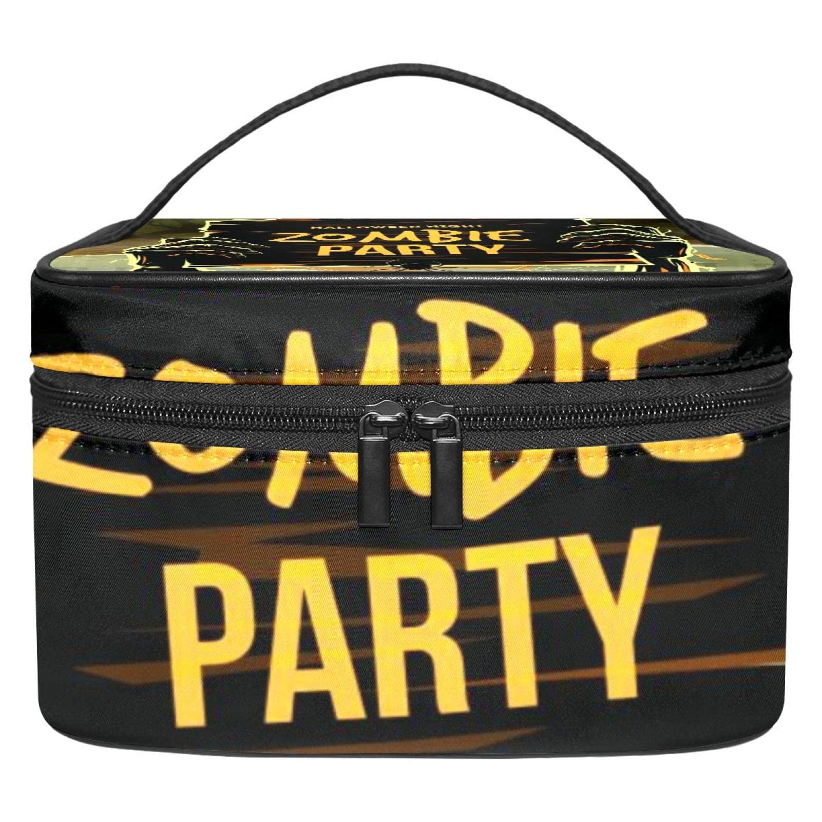 LORVIES Halloween Zombie Cosmetic Bag - Travel Toiletry & Makeup Organizer for Women | Party & Daily Use