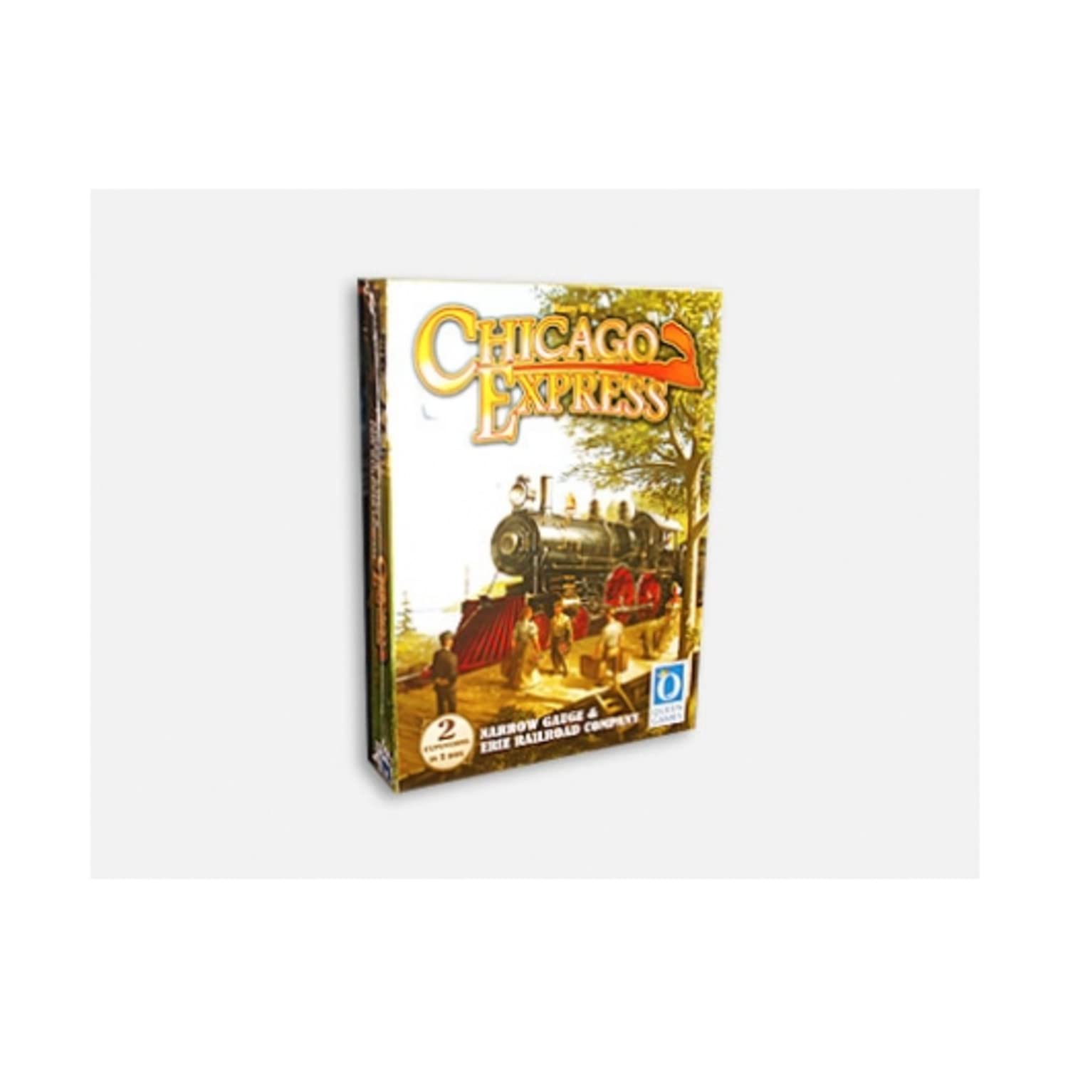 Chicago Express Board Game by Queen Games - Strategic Train Route Building Game for Adults & Families | Perfect for Game Nights & Family Gatherings