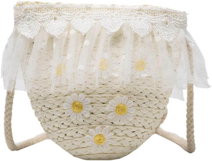 Eco-Friendly Woven Straw Beach Bag for Women - Handmade Crossbody Shoulder Bag, Portable Storage Pouch - Perfect for Summer Vacation, Pool Parties & Beach Outings