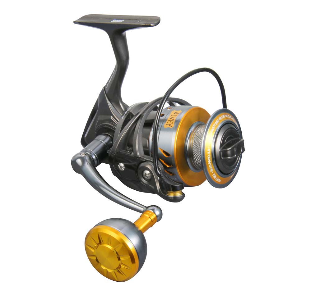 Alvey Orbiter Spin Reels - Lightweight Saltwater Fishing Reel with Smooth Ball Bearing System - Perfect for Surf Fishing, Pier Fishing & Offshore Angling