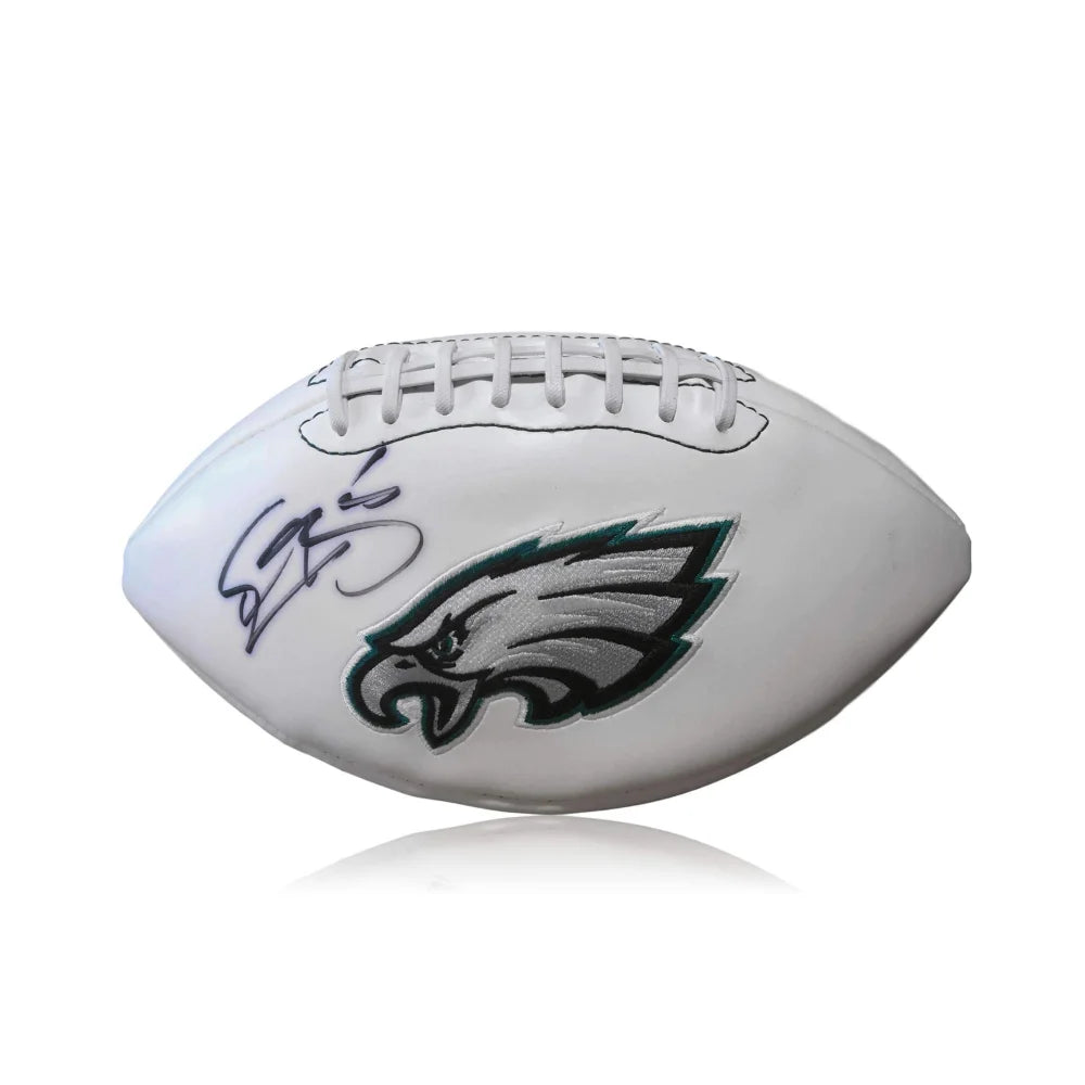 Authentic Donovan McNabb Signed Philadelphia Eagles White Panel Football with JSA COA - Perfect for Eagles Fans, Sports Memorabilia Collectors & Man Cave Decor