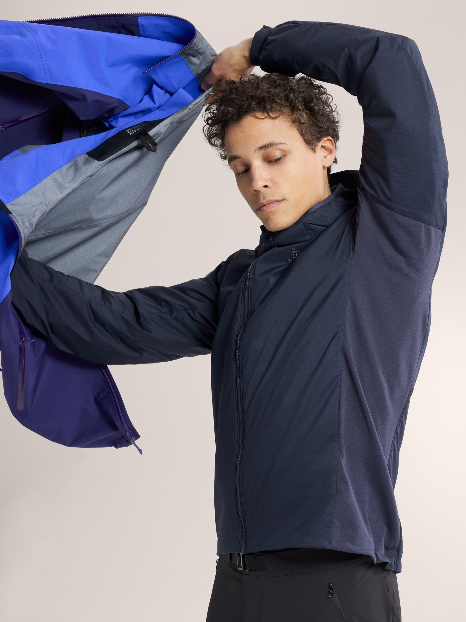 Atom Hoody Men's Lightweight Water-Resistant Hooded Jacket - Perfect for Outdoor Activities, Hiking & Casual Wear