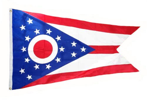 Valley Forge Ohio Flag 4x6 Foot - Durable SpectraPro Polyester American State Flag - Perfect for Outdoor Display, Parades & Home Decoration