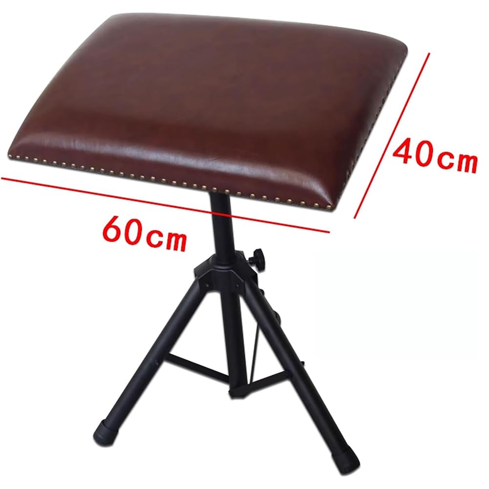 Professional Handmade Ergonomic Tattoo Armrest Stand - Adjustable Height Portable Leg Rest with Sponge Pad for Tattoo Studio | Copper Nails Included | Perfect for Tattoo Artists, Home Studios & Professional Tattoo Shops