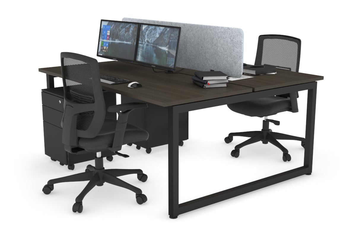Quadro Loop Legs 2 Person Office Workstation - 70.8
