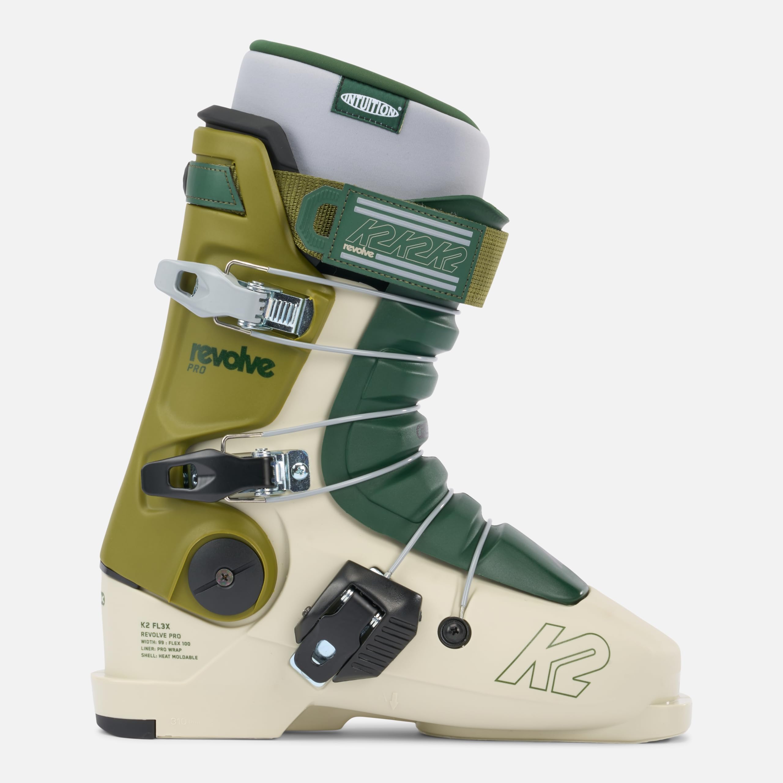 K2 Revolve Pro Men's Ski Boots - High-Performance Alpine Skiing Boots for Downhill & Freeride - Perfect for Winter Sports & Mountain Adventures