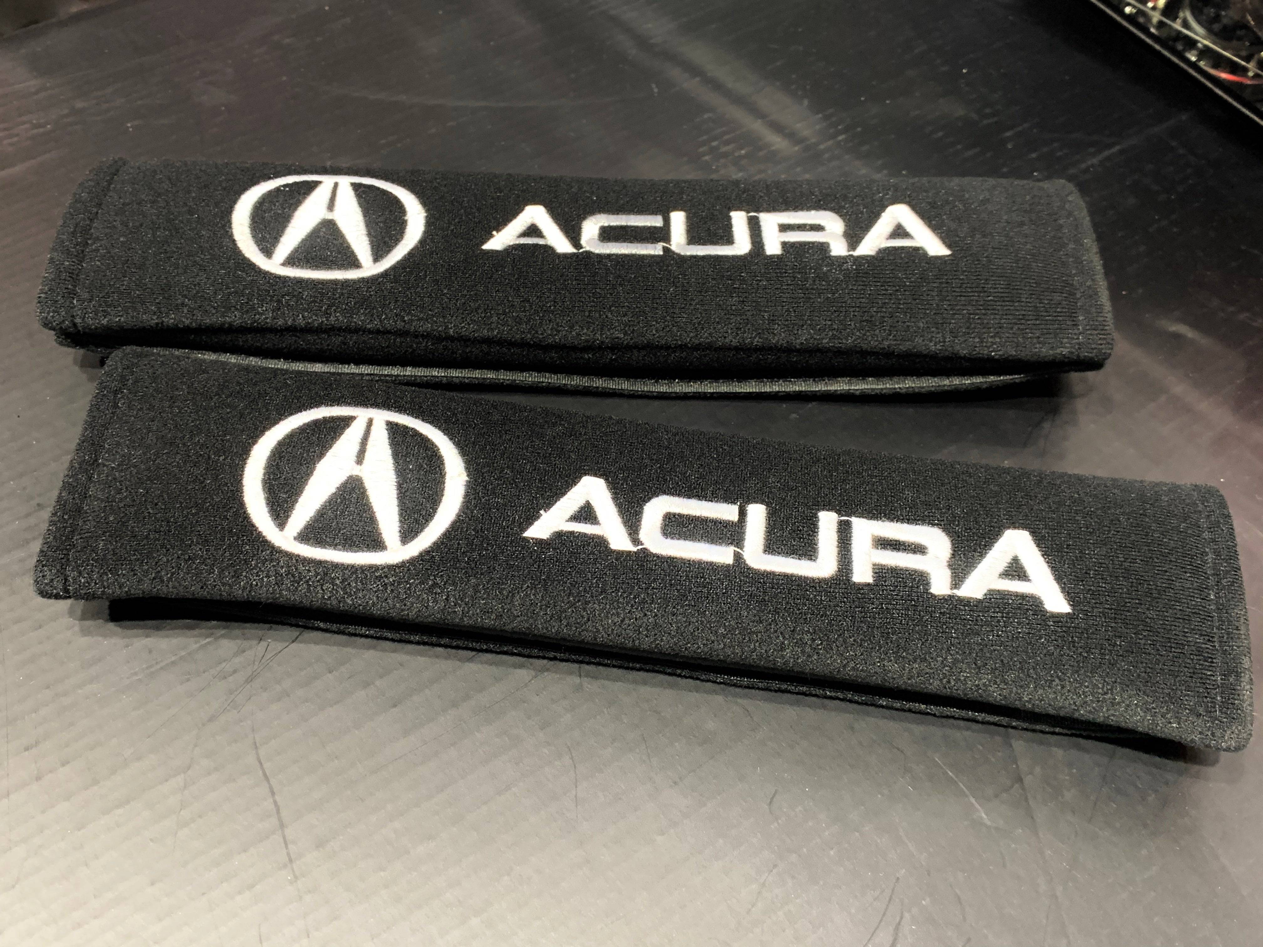 Acura Seat Belt Pad Cover Protectors - Soft Shoulder Pads for Comfort & Safety - Perfect for Long Drives & Road Trips