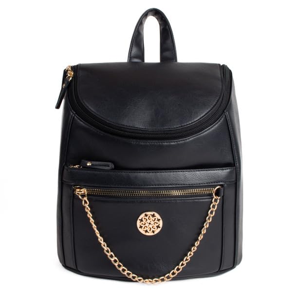 Black With Gold Chain