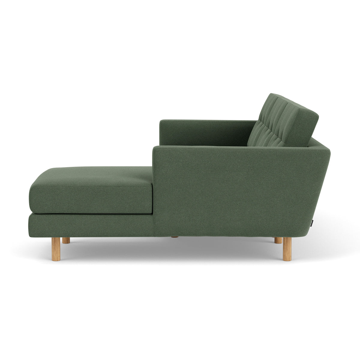Conrad Fabric Right Chaise Sofa - Modern Sectional Couch for Living Room, Lounge & Home Theater - Comfortable Upholstered Furniture with Chaise Lounge
