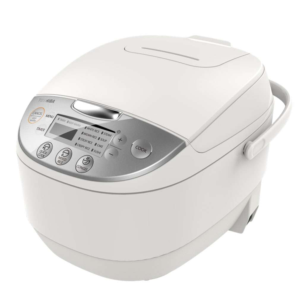 1.8L Digital Rice Cooker - RC 18DR1NS - Smart Electric Rice Steamer with Multi-Function & Keep Warm Feature - Perfect for Home, Dorm, Office & Small Kitchens