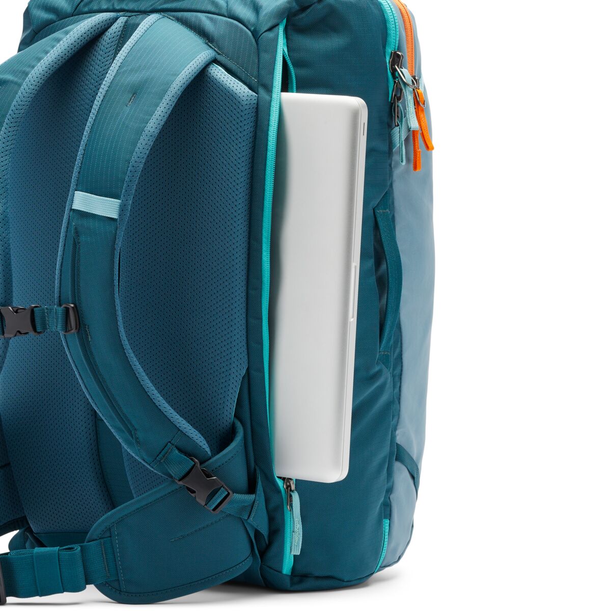 Cotopaxi Allpa 42L Travel Backpack - 42L Carry-On Backpack for Travel, Hiking & Adventure | Durable Water-Resistant Backpack | Blue Spruce/Abyss Color | Perfect for Air Travel, Camping & Outdoor Activities