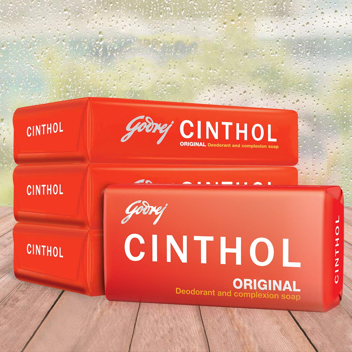 Cinthol Original Soap - 4 Pack (100g Each) | Antibacterial Bath Soap for Men & Women | All Skin Types | Fresh Scent | Ideal for Gym, Travel & Daily Hygiene