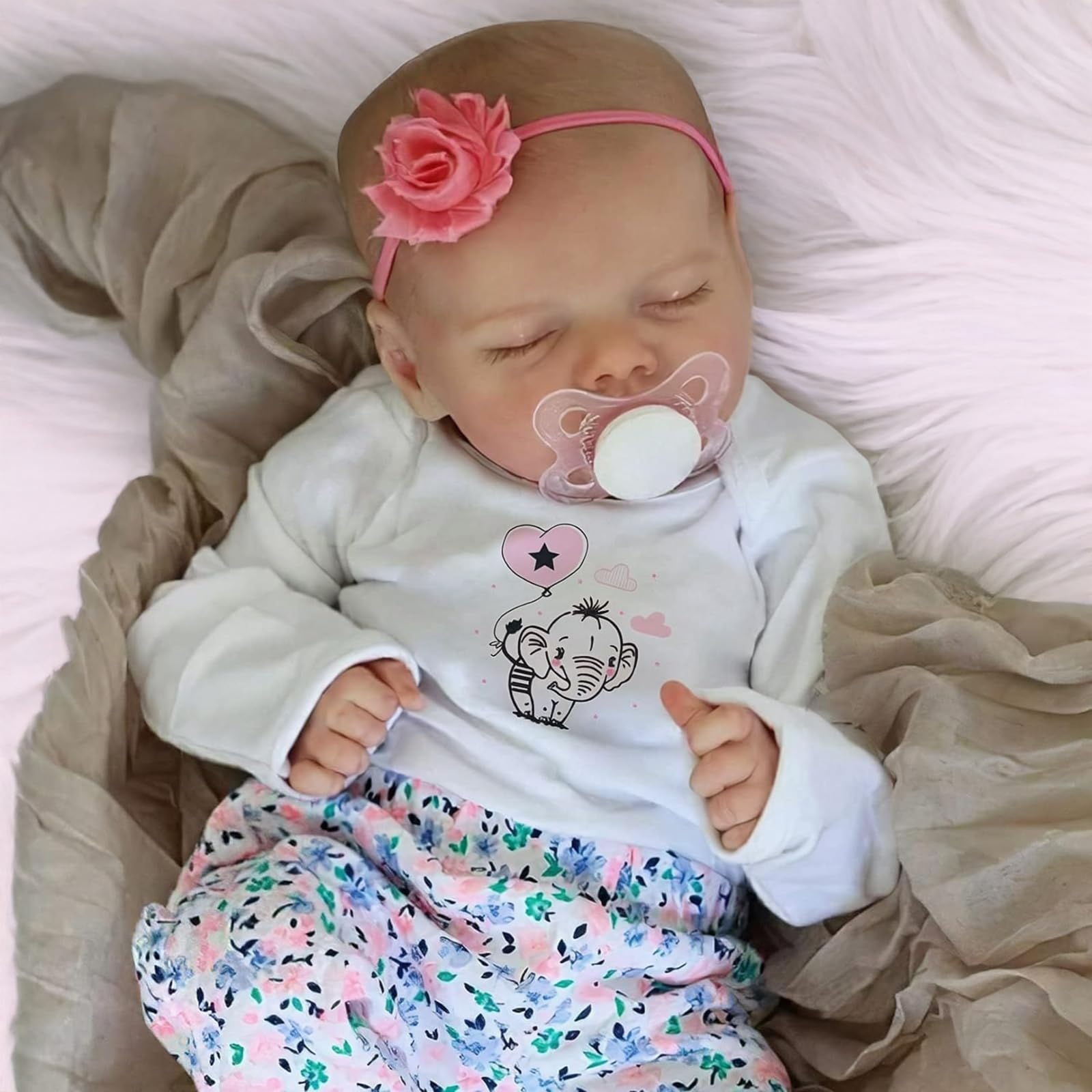 Lifelike Reborn Baby Dolls - Realistic 0-3 Months Newborn Baby Doll with Soft Body, Feeding Kit & Gift Box - Perfect for Kids Age 3+, Collectors, Role Play, Nursery Decor & Gift Giving