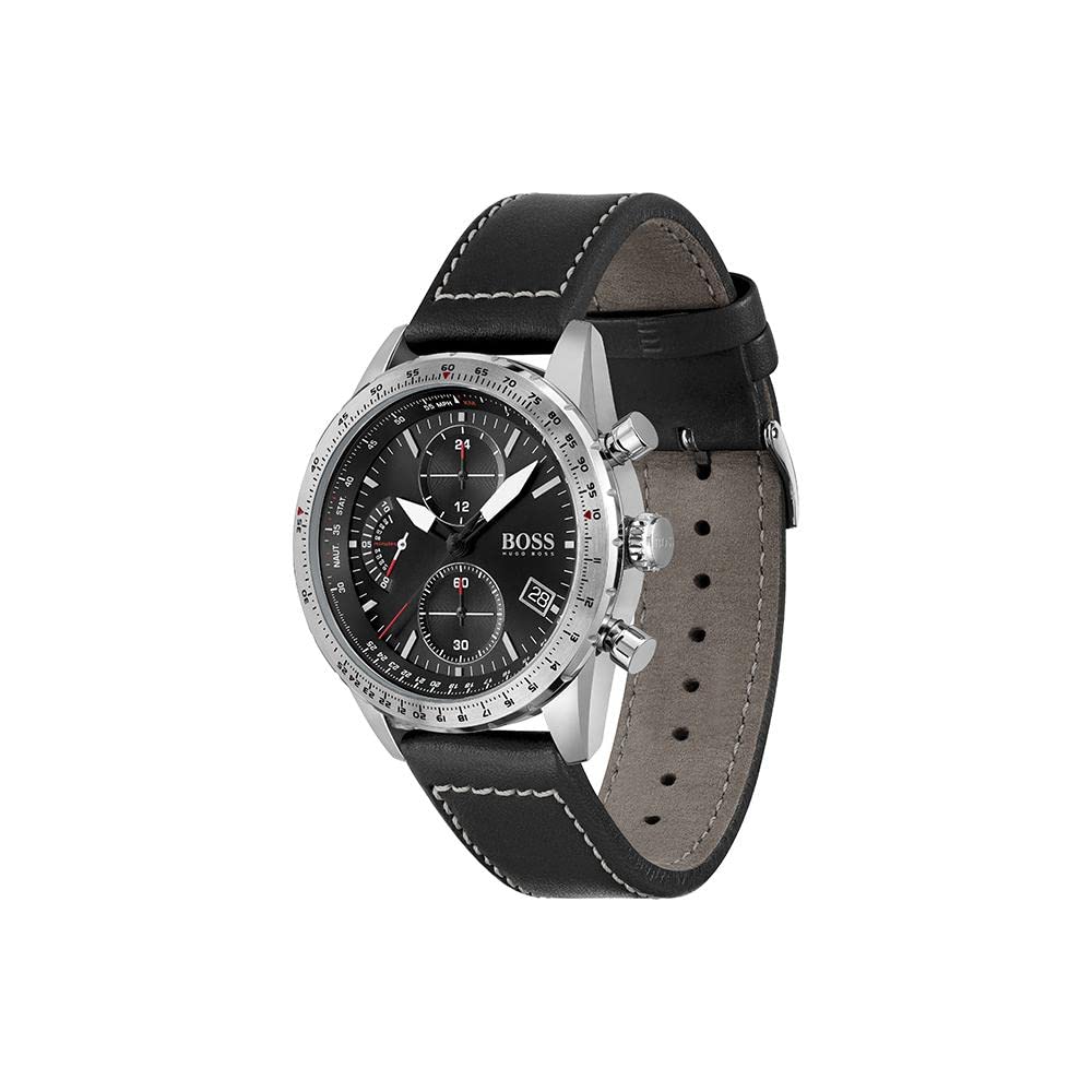 BOSS Men's Chronograph Stainless Steel Watch - Water Resistant Dress Watch for Business, Office & Formal Occasions
