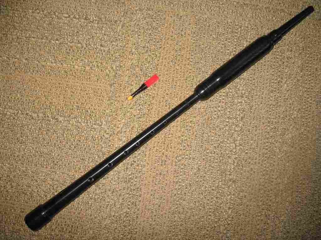 Dunbar Long Poly Practice Chanter with Henderson Reed - Premium Bagpipe Practice Instrument for Beginners & Professionals | Perfect for Home, Studio & Band Rehearsals