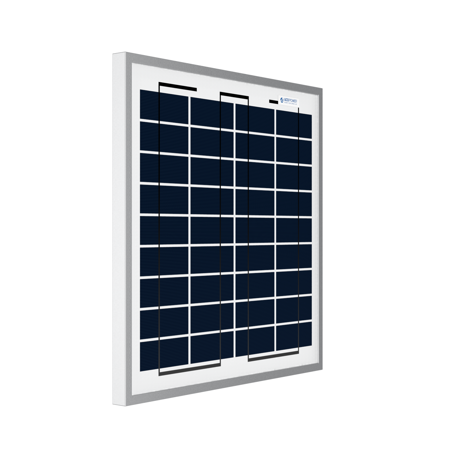 ACOPower 15W Polycrystalline Solar Panel - 12V Battery Charger for RV, Boat, Camping & Off-Grid Power Supply | Portable Solar Charging Solution for Outdoor Adventures