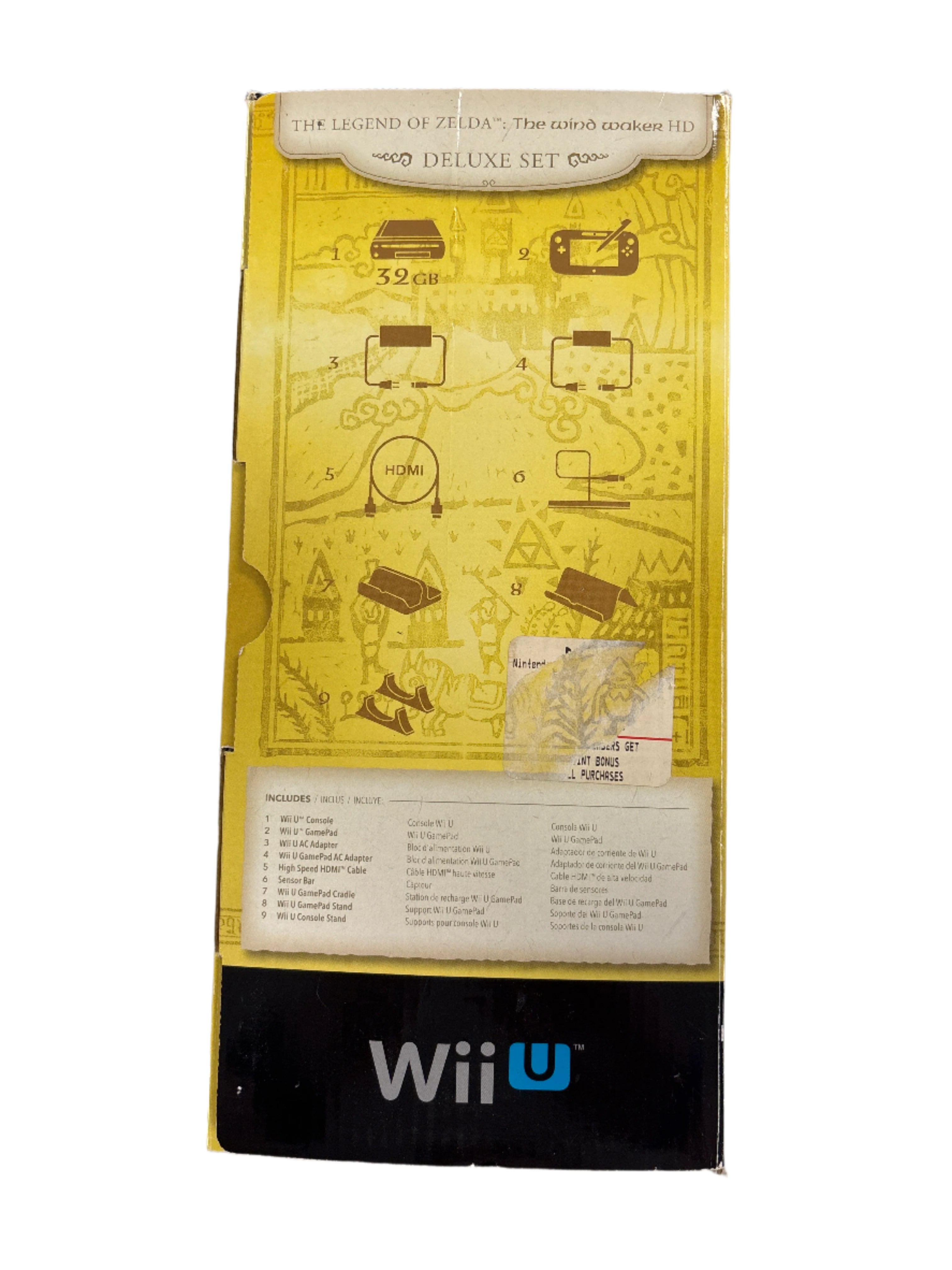 The Legend of Zelda: The Wind Waker HD Deluxe Set for Wii U - Complete Box & Inserts (No Console Included) | Perfect for Collectors & Nintendo Fans