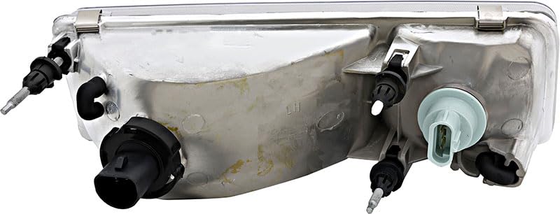 1995-1997 Lincoln Town Car Halogen Headlight Assembly Kit - Driver & Passenger Side Replacement Lamps - Perfect for Night Driving, Road Trips and Vehicle Restoration Projects