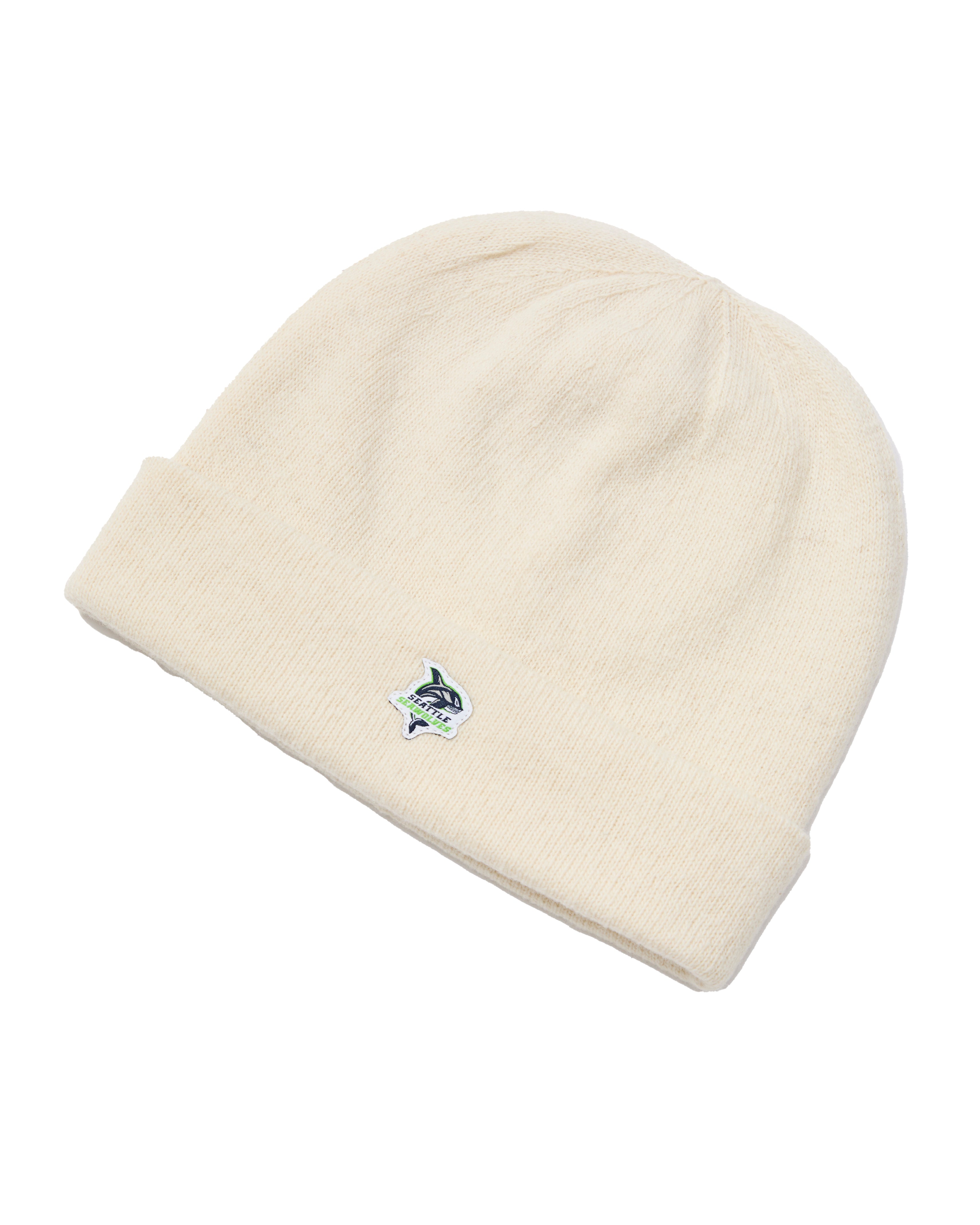 Seattle Seawolves Merino Wool Beanie Hat - Warm Winter Knit Cap for Men & Women - Perfect for Outdoor Sports, Hiking, and Cold Weather Activities