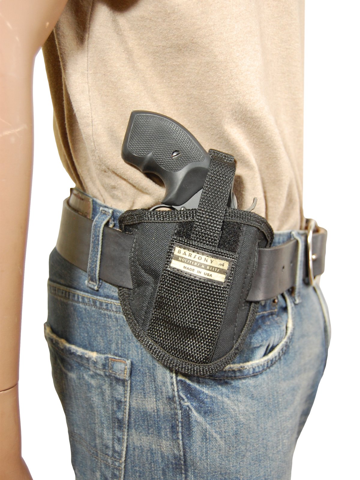 Barsony Ambidextrous 6-Position Pancake Holster for 2
