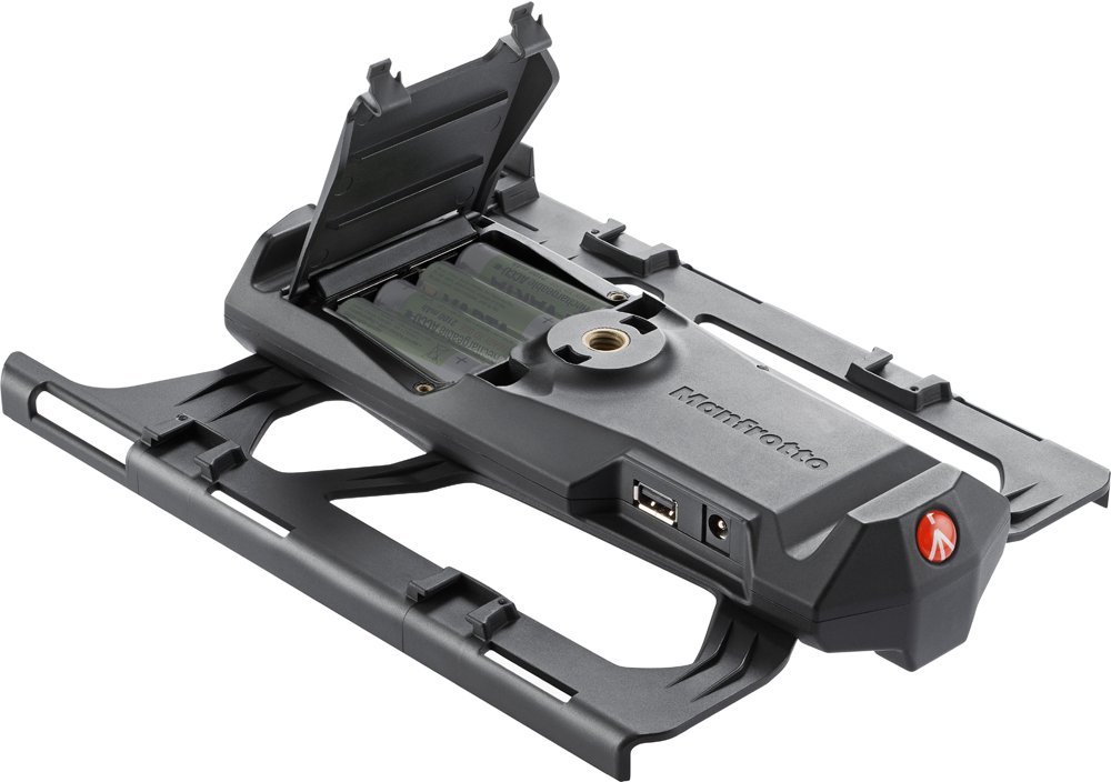 Manfrotto MVDDA13 iPad Air Mount - Black Digital Director Stand for Video Recording & Live Streaming | Perfect for Content Creators, Vloggers & Videographers
