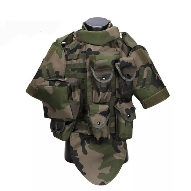 OTV Outer Tactical Vest - Military Grade Tactical Body Armor for Airsoft, Paintball & Outdoor Activities | Adjustable Molle Vest for Tactical Gear & Equipment