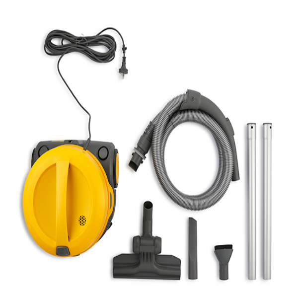 Pullman 10L Commercial Dry Vacuum Cleaner with Wheels - Heavy Duty Industrial Cleaning for Warehouses, Workshops & Construction Sites