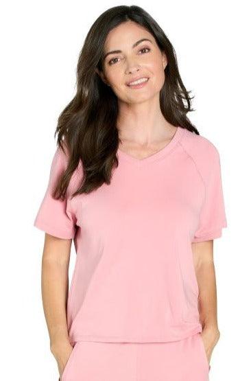 Comfortable Women's Relaxed Fit Short Sleeve Pullover Sweater - Casual Loungewear for Home, Travel & Everyday Wear