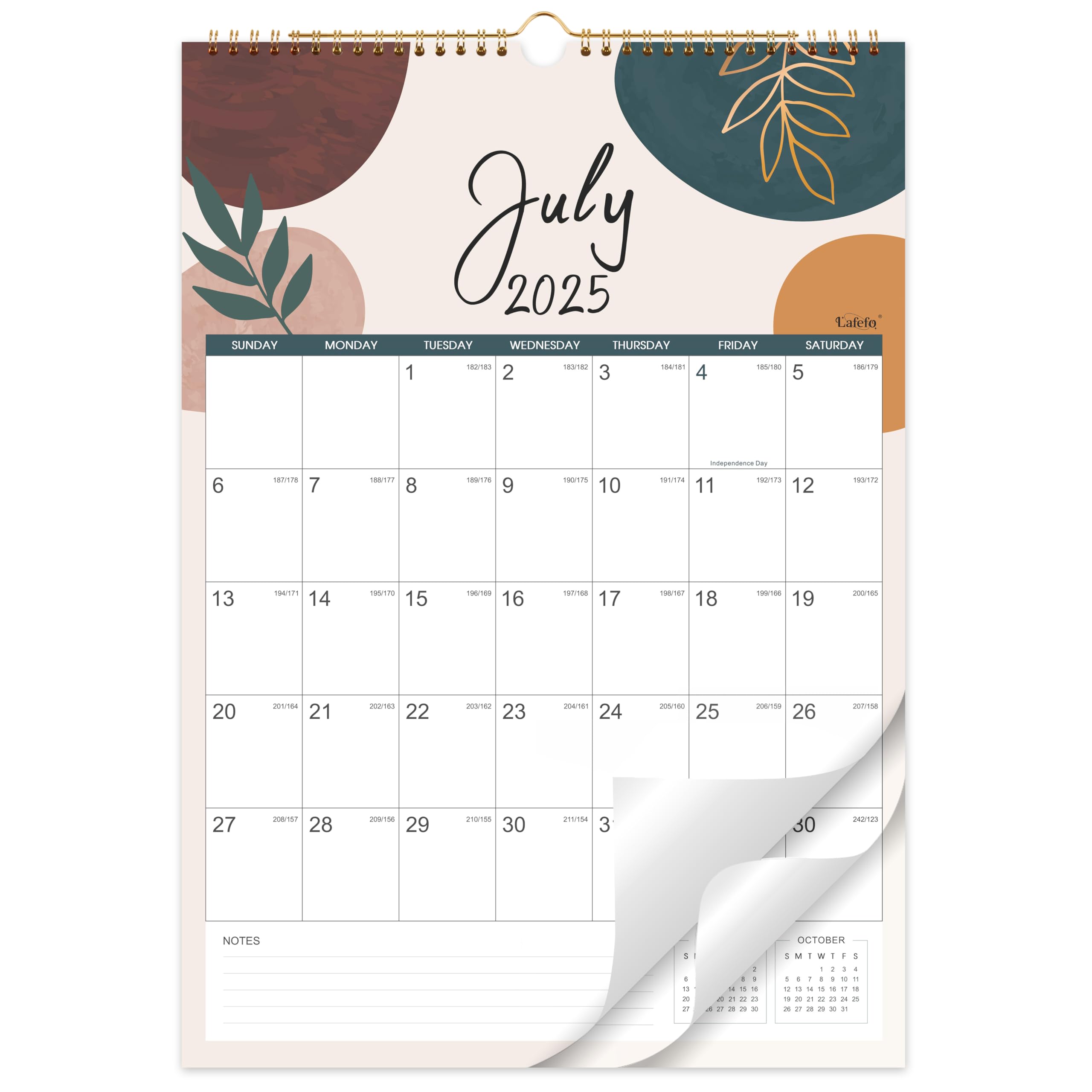 2025-2026 Wall Calendar | 18-Month Planner (July 2025 - December 2026) | 17