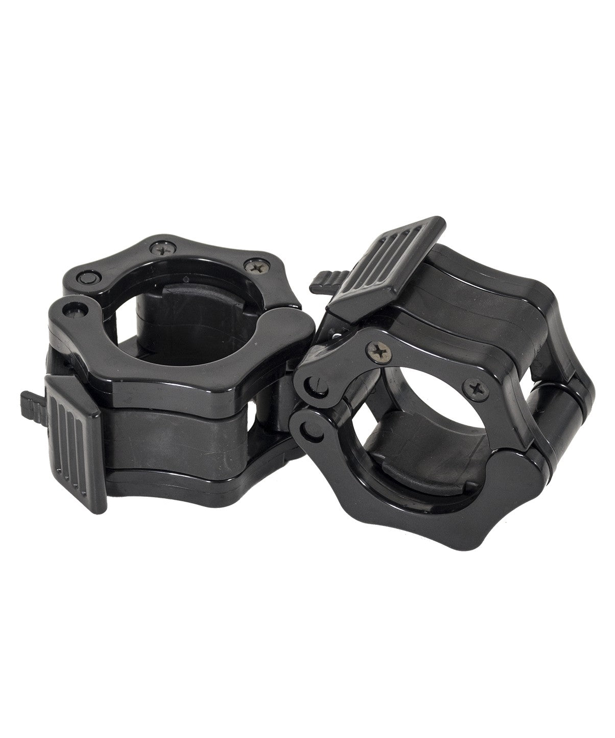 Heavy Duty Weight Plate Clamp Lock Pair - Secure Gym Plates for Weightlifting, CrossFit & Home Workouts - Perfect for Dumbbell Storage & Barbell Safety