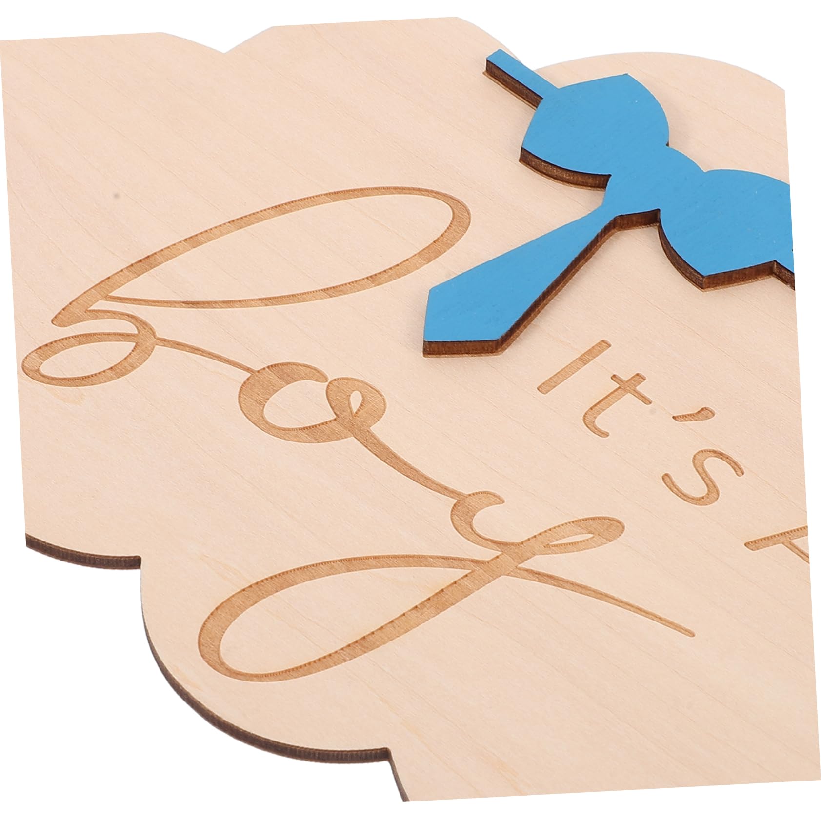 iFundom 5-Piece Wooden Growth Discs & Announcement Cards Set - Baby Milestone Photo Props, Welcome Sign for Newborn, Birthday, Pregnancy Announcement - Perfect for Baby Showers, Gender Reveals & Family Photo Shoots