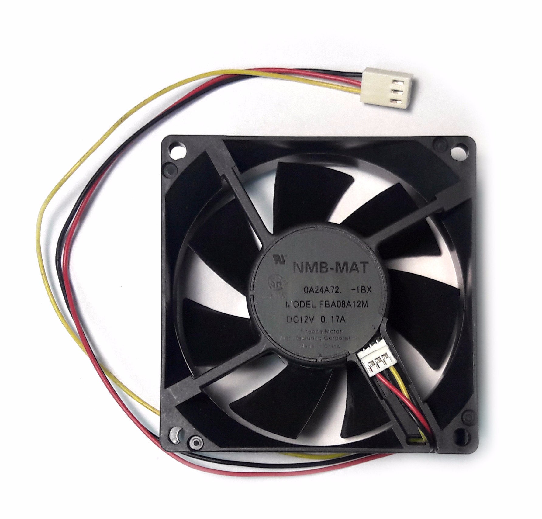 Panaflo NMB 80x80x25mm Medium Speed Cooling Fan with RPM Sensor - FBA08A12M1BX - Perfect for PC Cooling, Electronics, and Server Racks