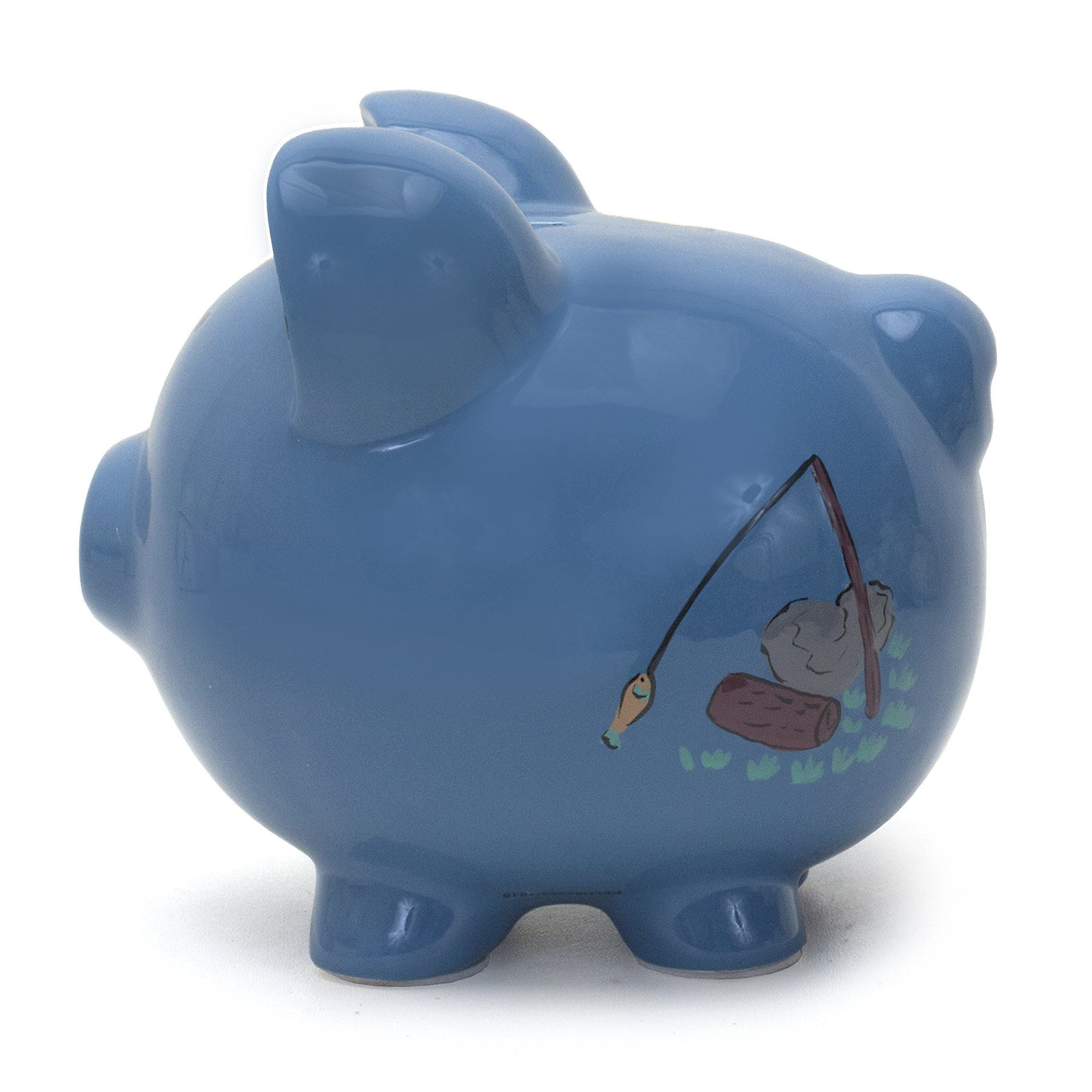 Child to Cherish Ceramic Piggy Bank for Boys - Cute Money Saving Bank for Kids, Perfect Gift for Birthday & Christmas - Ideal for Camping Trips & Outdoor Adventures