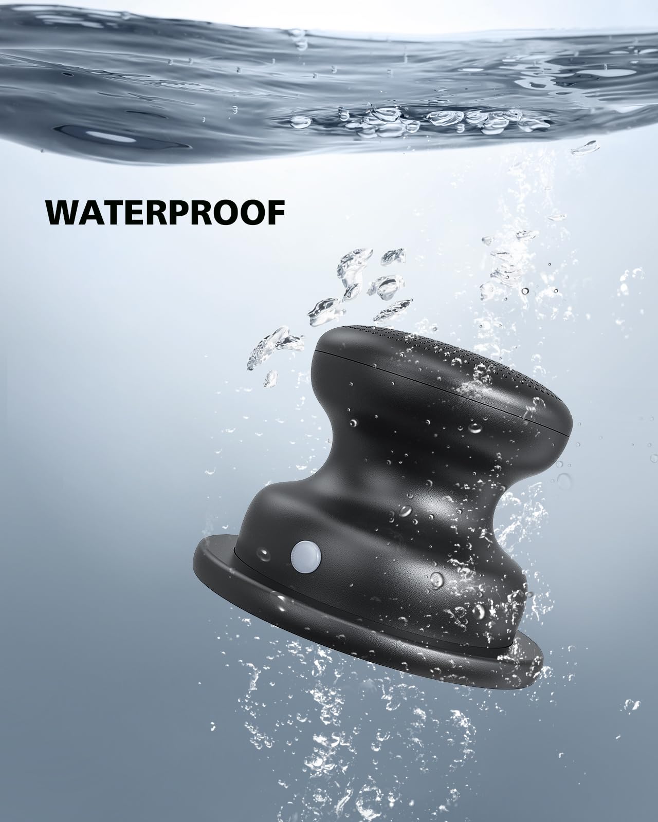 EWA A117 Mini Portable Wireless Bluetooth Speaker with Magnetic Base - Powerful Sound, Easy Metal Surface Attachment, Magsafe & iPhone 15/14/13/12 Pro/Max Compatible - Perfect for Home, Office, Travel & Outdoor Adventures
