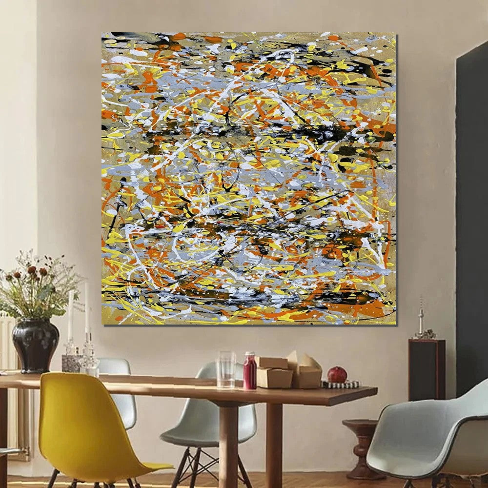 Modern Abstract Acrylic Wall Art Paintings for Living Room & Bedroom - Large Contemporary Canvas Art Decor - Perfect for Home, Office & Gift Giving