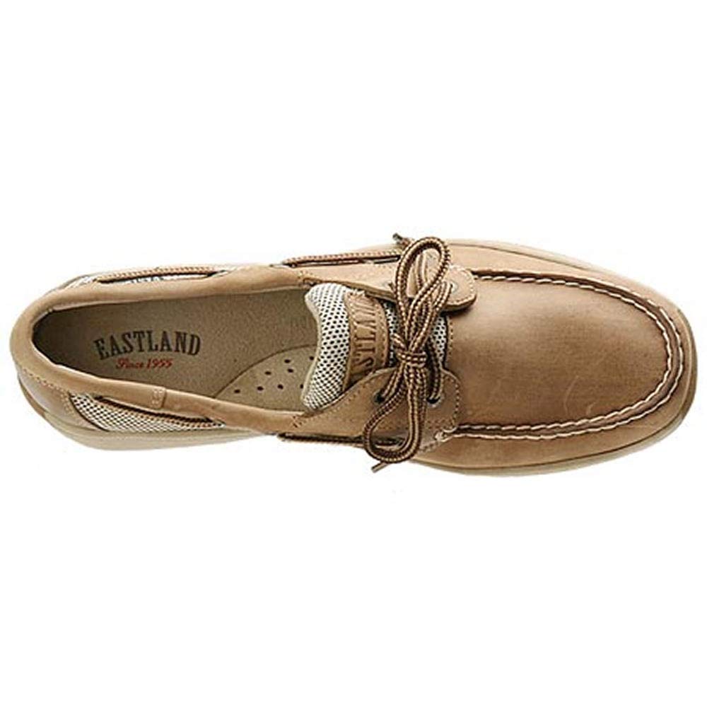 Eastland Women's Solstice Boat Shoe - Comfortable Leather Slip-On Deck Shoes for Women | Casual Summer Footwear for Boating, Walking & Outdoor Activities