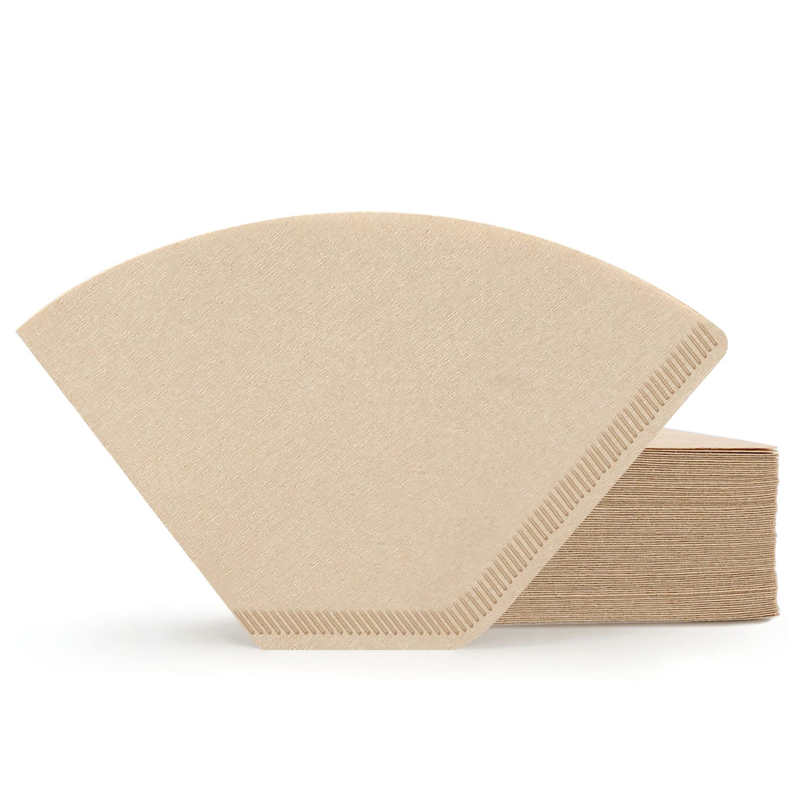 Segarty #2 Coffee Cone Filters, 100 Count - Unbleached Natural Brown Paper, Size 2-4 Cup, Compatible with Most Pour Over Coffee Makers & Drippers - Perfect for Home, Office & Cafetera Brewing Fresh Coffee Daily