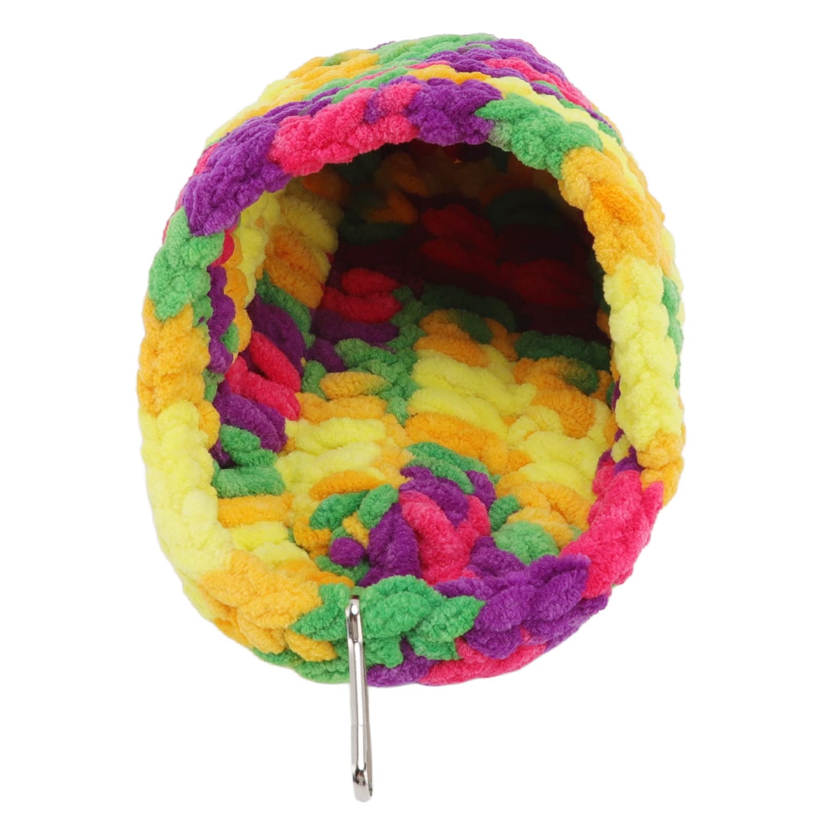 Qinlorgo Small Pet Bed - Breathable Slipper-Shaped Warm & Soft Hamster Sleeping Bed for Sugar Gliders, Hedgehogs - Cozy Home Decor for Small Animals - Perfect for Cages, Carriers & Winter Snuggling