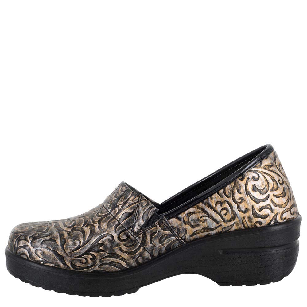 Easy Street Women's Laurie Clog - Comfortable Slip-On Shoes for Nurses, Teachers & Healthcare Workers - Perfect for Work, Errands & All-Day Wear