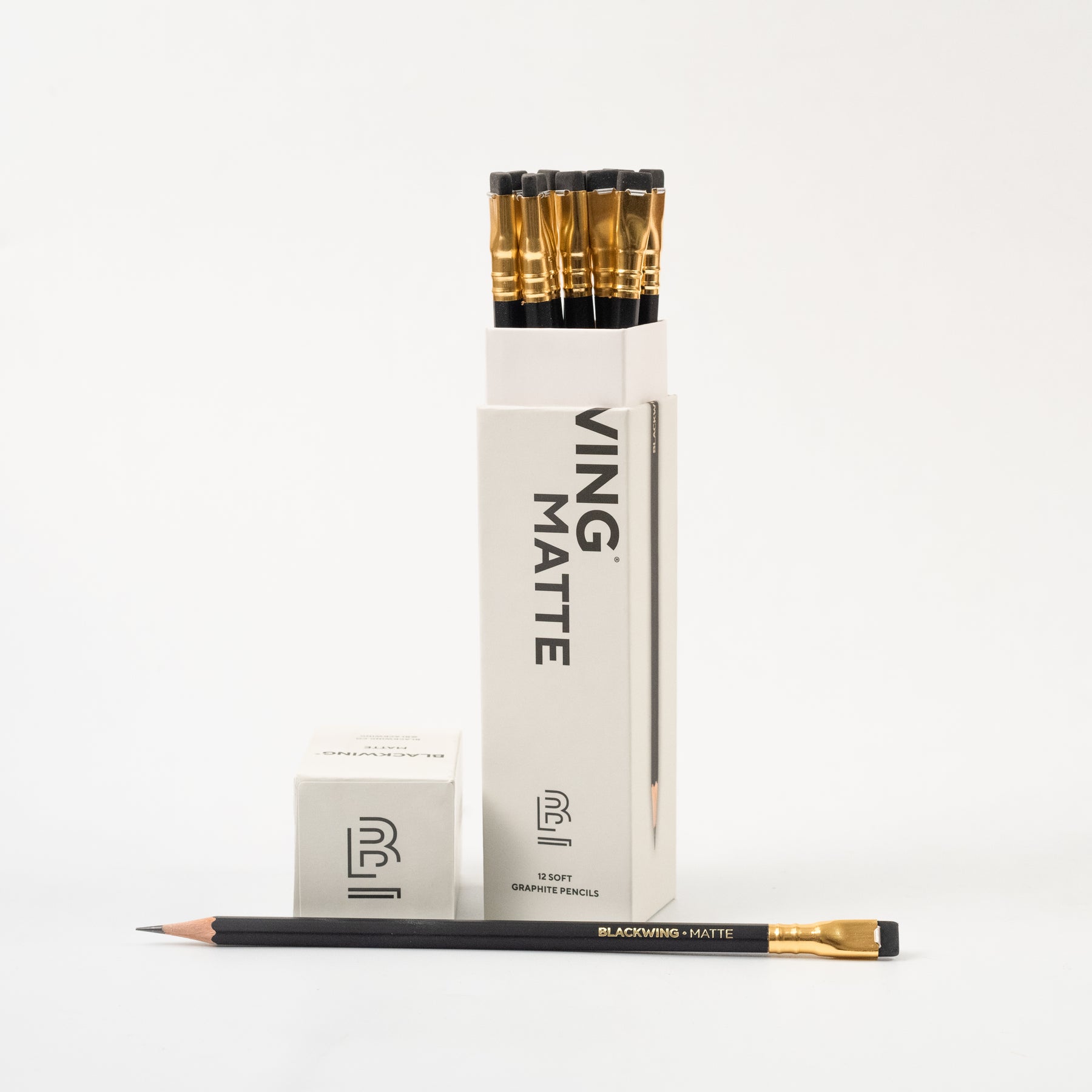Premium Blackwing Matte Pencils Set of 12 - Smooth Writing & Sketching - Perfect for Artists, Students & Office Use