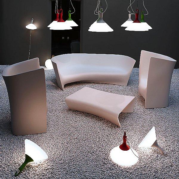 Driade Plie Armchair - Modern Lounge Chair for Living Room, Office & Reading Nook - Comfortable Contemporary Seating Furniture