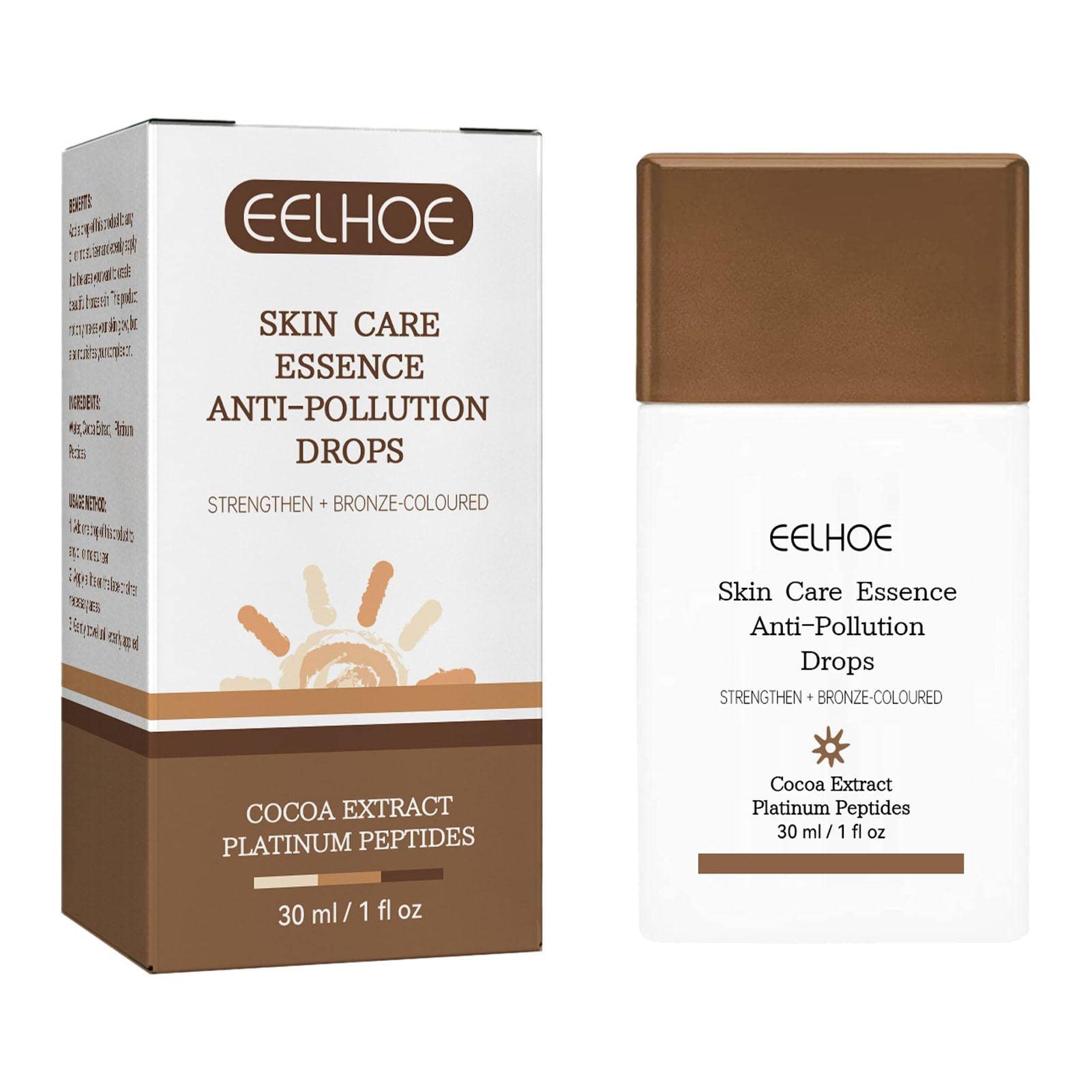 Bronzing Drops for Face & Body - Natural Tanning Essence with Hydrating Peptides | Anti-Pollution Sunshine Drops for Radiant Glow | Perfect for Daily Skincare, Beach Vacations & Sun-Kissed Makeup Looks