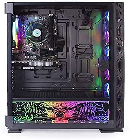 Veno Scorp ARGB Gaming PC Set - Intel i5, 240GB SSD + 500GB HDD, 8GB RAM, Dual 19