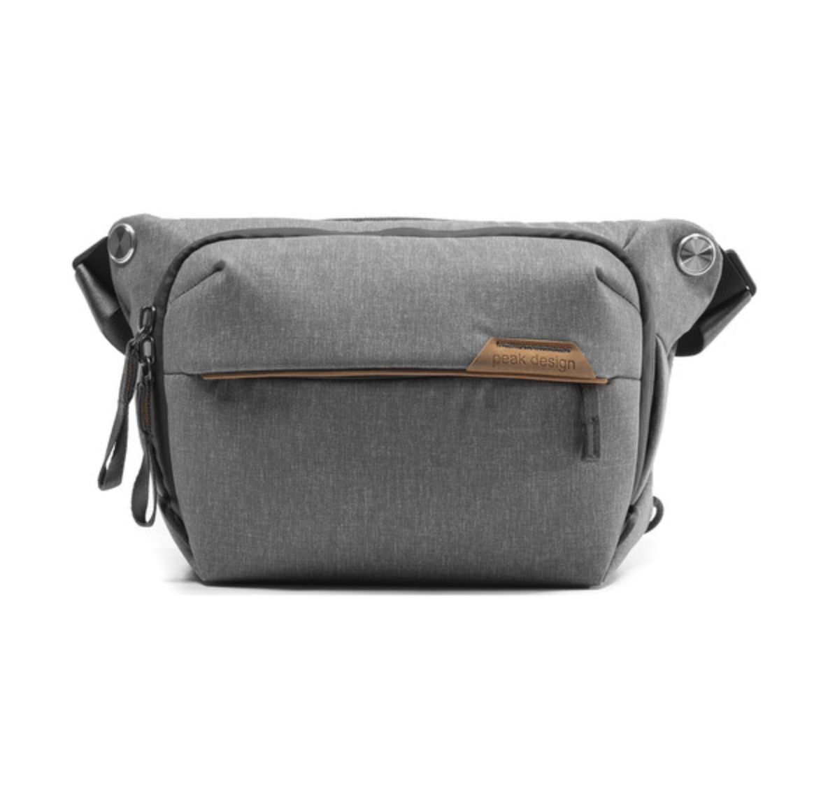Peak Design Everyday Sling v2 (3L) - Compact Camera Bag for DSLR & Mirrorless - Waterproof Ash Gray Crossbody Sling - Perfect for Travel, Hiking & Street Photography (2025)