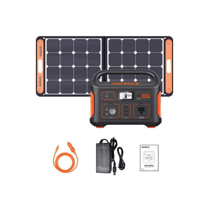 Jackery Explorer 500 Portable Power Station 518Wh 500W - Solar Generator for Camping, RV, Emergencies & Off-Grid Power | Custom Bundle Options Available