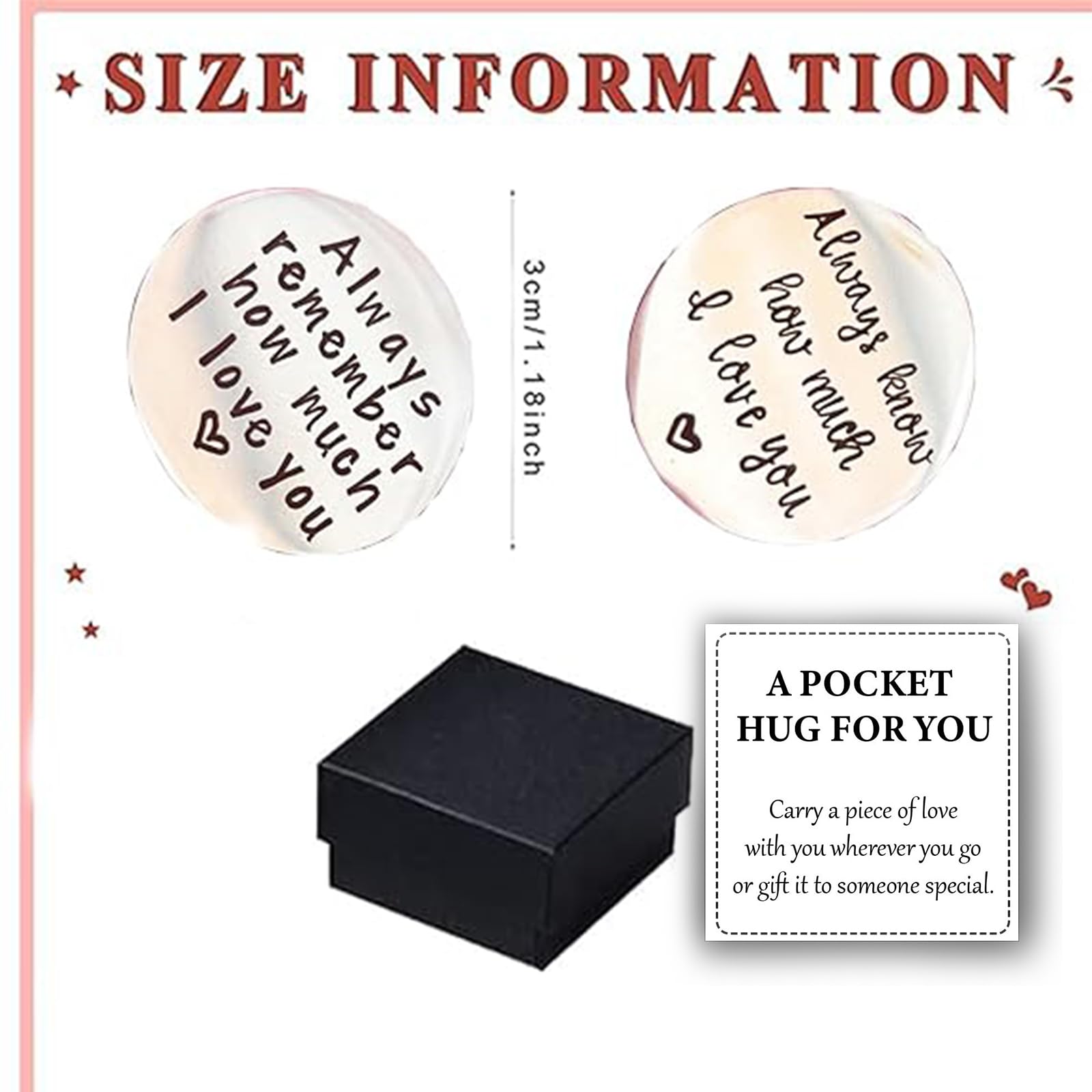 Personalized Hand-Stamped Pewter Pocket Tokens - Custom Engraved Keepsake for Loved Ones | Perfect for Weddings, Anniversaries, and Special Gifts