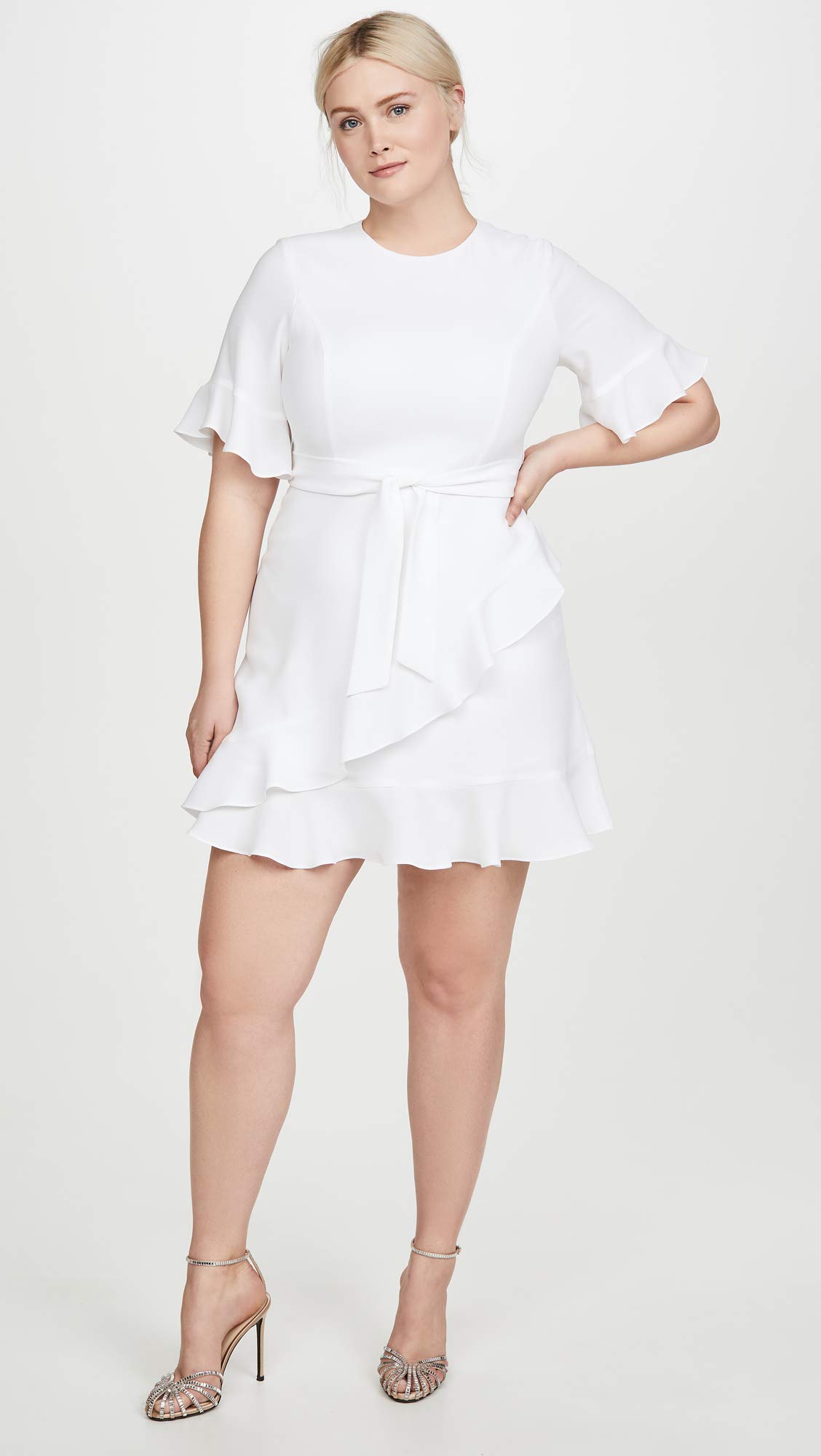 Shoshanna Women's Short Sleeve Summer Dress - Flowy Casual Mini Dress for Beach, Party & Everyday Wear | Lightweight & Comfortable