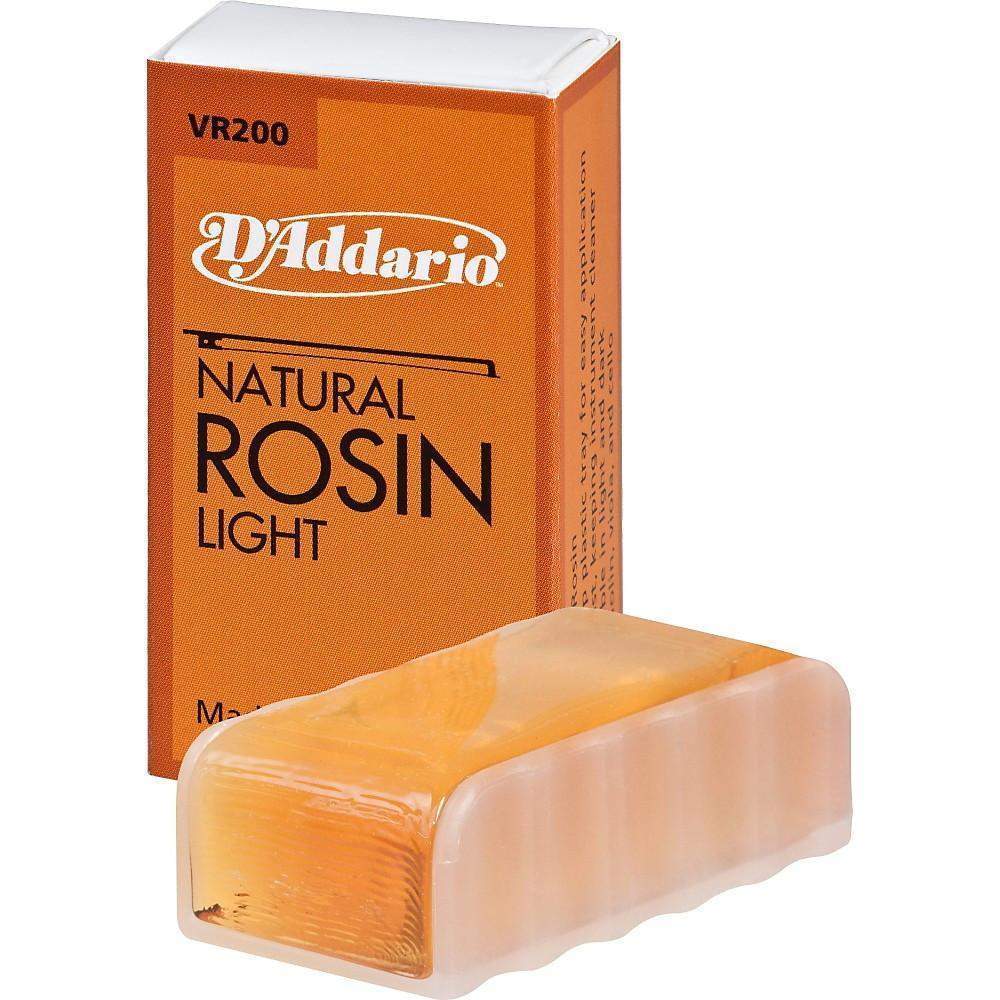 D'Addario Natural Rosin Light - Premium Violin & Viola Rosin for Smooth Bow Grip & Enhanced Sound - Perfect for Beginners & Professional Musicians - Ideal for Practice, Performances & Studio Recordings